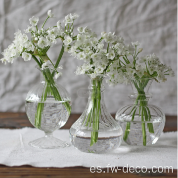 Boda delicada Glass Bud Vase Clear Glass